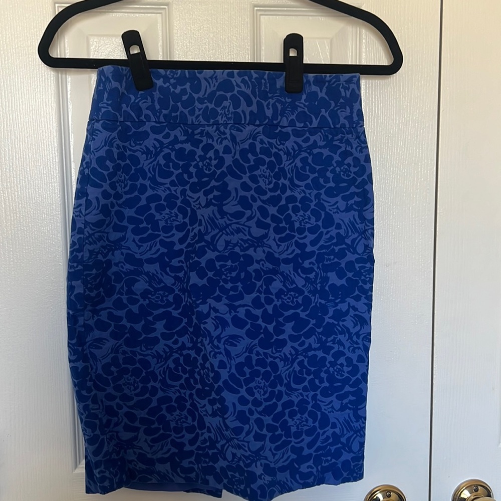 Loft Cobalt Blue Pencil Skirt